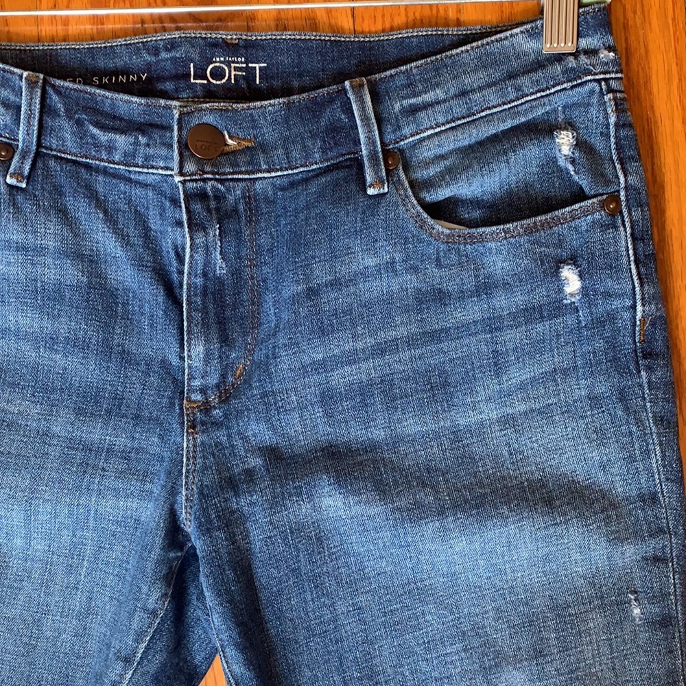 LOFT Relaxed Skinny Jeans - Picture 3 of 7